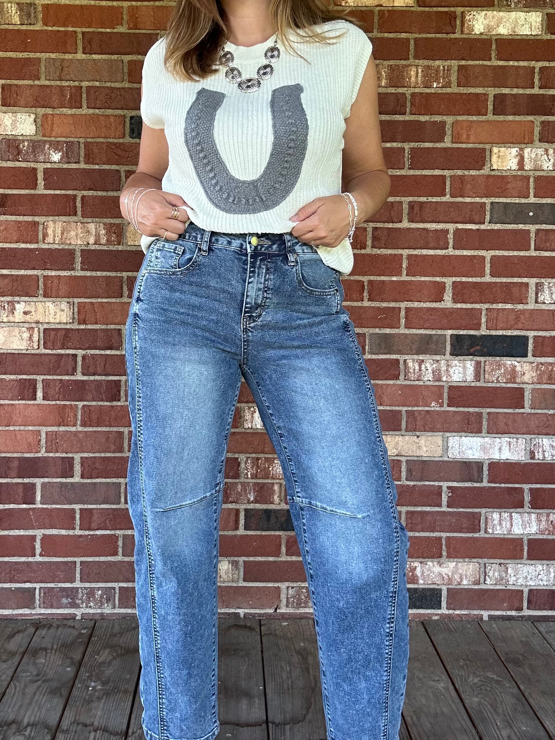 Dusty Trail Barrel Jeans