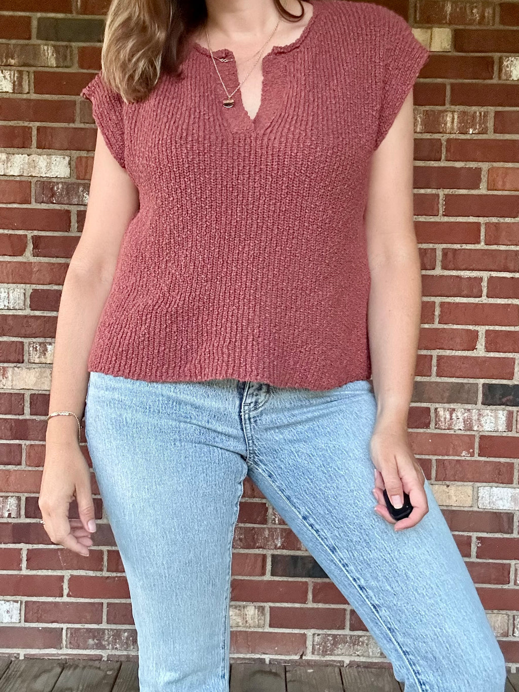 Autumn Ridge Sleeveless Sweater