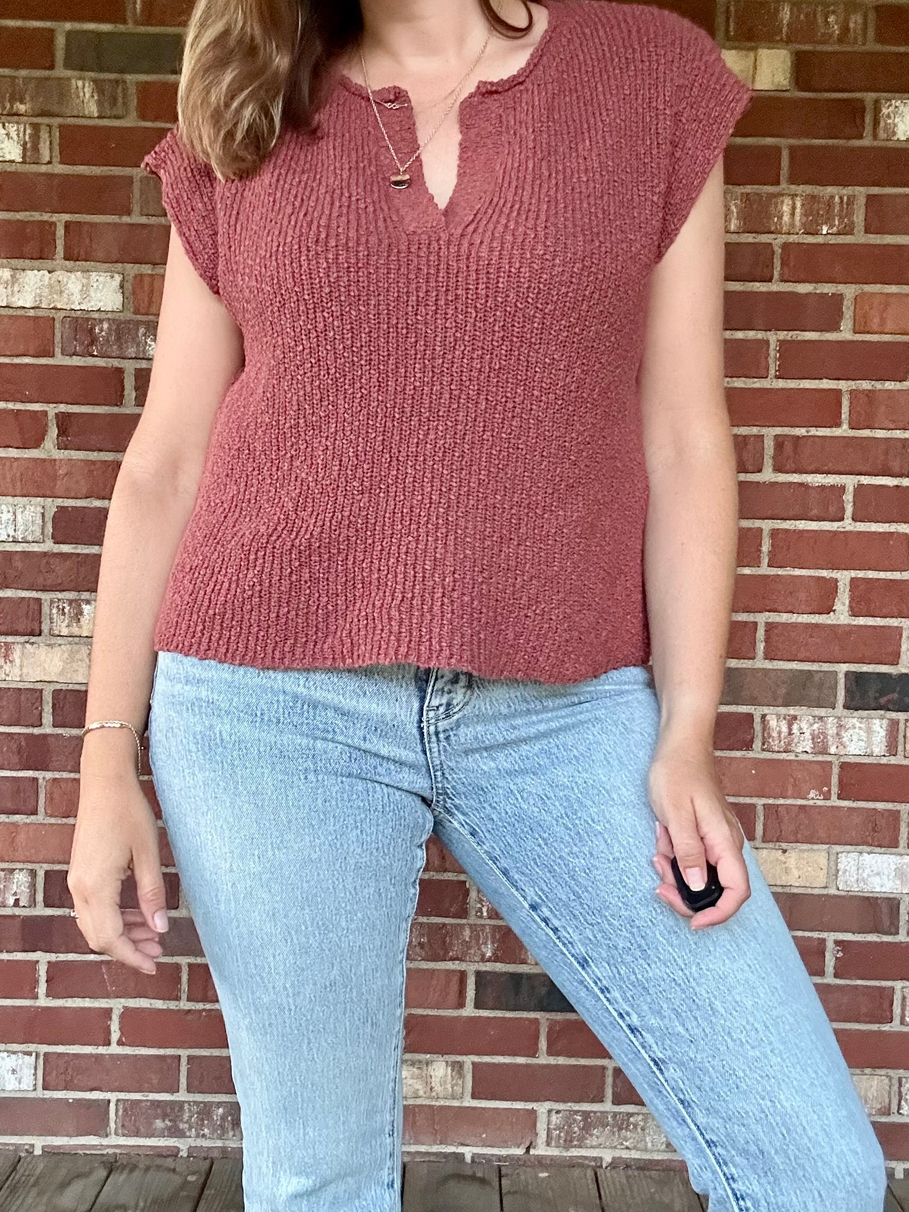 Autumn Ridge Sleeveless Sweater