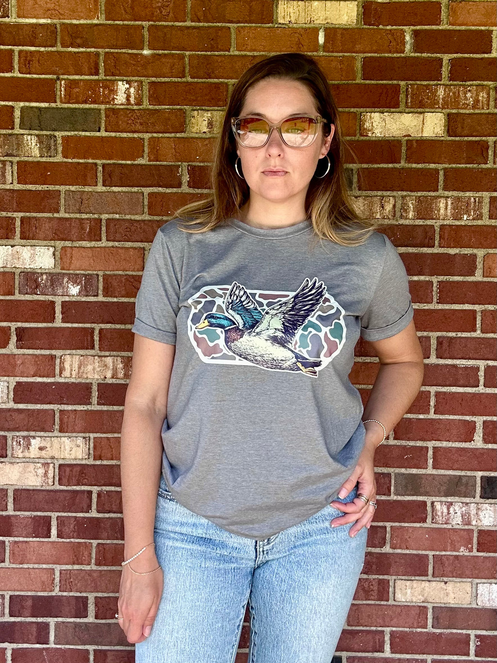 Mallard Duck Camo Graphic Tee