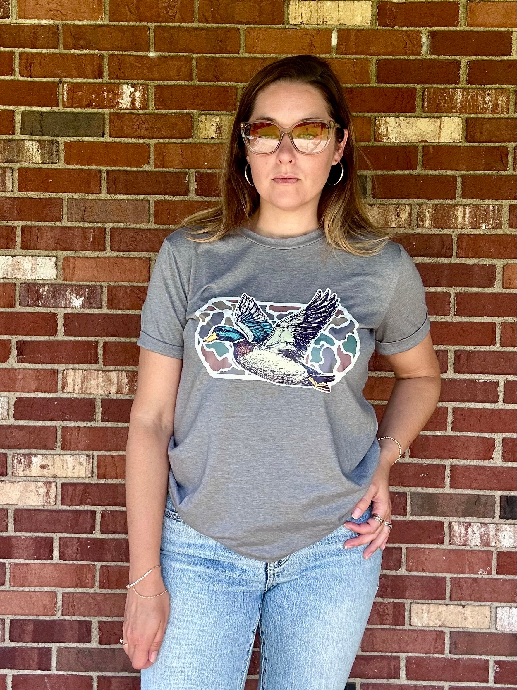 Mallard Duck Camo Graphic Tee