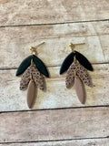 Leopard drop dangle