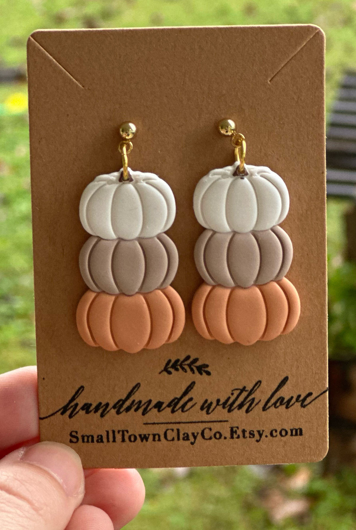 Tiered Pumpkin Dangle